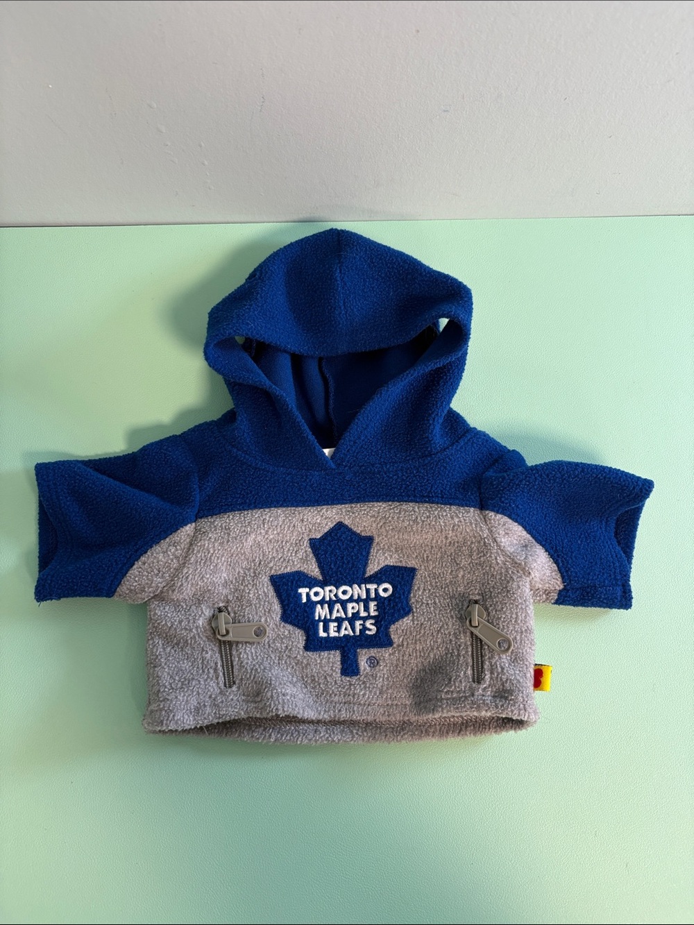 Build A Bear NHL Toronto Maple Leaf Hoodie, Kids Plush Toy Clothing